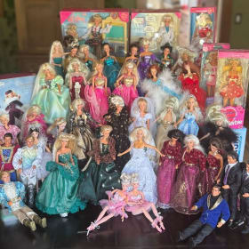 HUGE lot of Barbies & Kens! ($400 Value) item