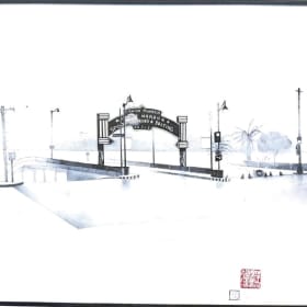 Santa Monica Pier Rendering item