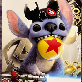 LILO AND STITCH X ELIO 2 SIDED MINI POSTER 13x19 INCH DISNEY item