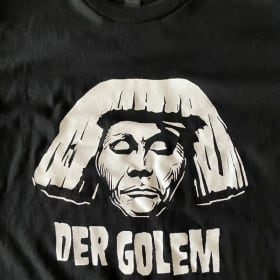DER GOLEM T SHIRT SIZE LARGE GLOW IN DARK INK NEW item