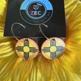 Zia Earrings and Zia Hug item