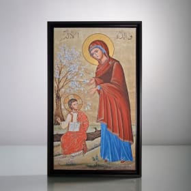 Virgin Mary Icon (Handcrafted) item