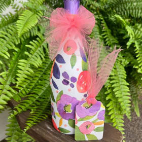 Flower Garden - Handcrafted Prosecco Gift Item item