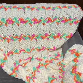 Handmade Crochet Afghan item