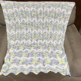 Handmade Crochet Baby Afghan item