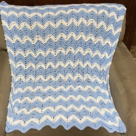 Handmade Crochet Baby Afghan item