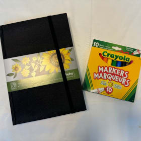 Art Sketchbook & Markers item
