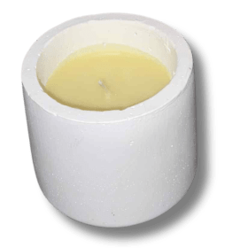 Bougeoir rustique - BLANC item