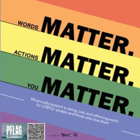 "You Matter" Interior Transparent Glass Window Cling item