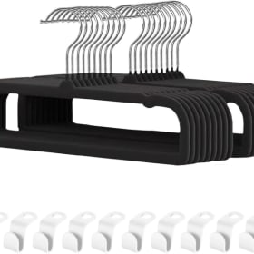 Pant Hangers, Velvet Hangers with Short Neck Non-Slip, 35cm( item