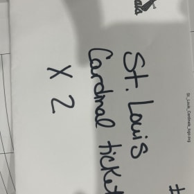 2 St. Louis Cardinal Tickets item