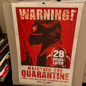 28 WEEKS LATER 2-PACK MOVIE THEATER POSTERS 27x40 IN D/S item