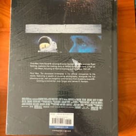 FIRST MAN ANNOTATED SCREENPLAY BY JOSH SINGER HARDCOVER NEW item