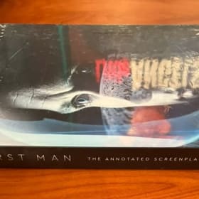 FIRST MAN ANNOTATED SCREENPLAY BY JOSH SINGER HARDCOVER NEW item