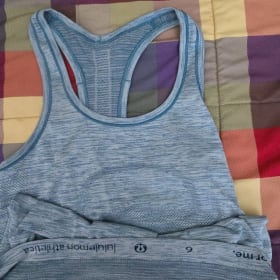 G3- Lululemon  light grey tank tops size 6 item