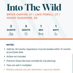 Into The Wild Trip for Two item