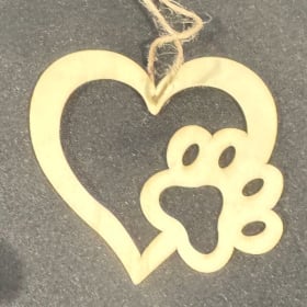 wooden ornament item