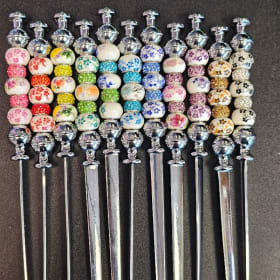 Beaded Hair Sticks/Letter Openers item