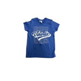 Vikings Repeat Logo Shirt - Adult X-Large (Blue) item