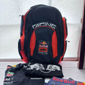 Red Bull Backpack with 3 Logo'd Shirts item