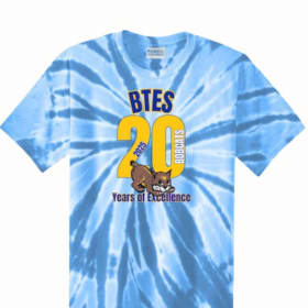 Larger Sizes BTES 20 year T-shirt Tie-dye item