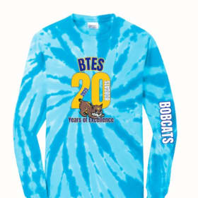 Larger Sizes BTES 20 year Long-sleeved Tie-dye item