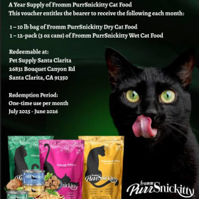 1 Year Supply of PurrSnickitty Cat Food ($913 Value) item