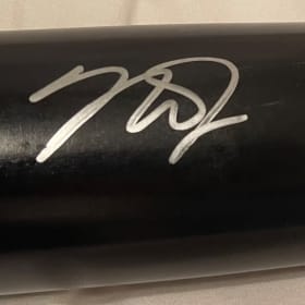 Mike Trout signed bat item