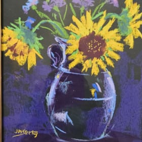 Sunflowers and Bachelor Buttons item