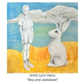 "Boy and Jackalope" item