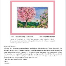 Raffle item: Cotton Candy Afternoon item