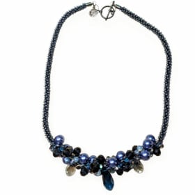 Rose Jewlery, Blue lava Kumihimo set item