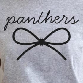 Gray Panthers Bow Long Sleeved T-Shirt item