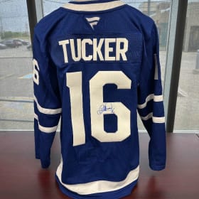 Darcy Tucker Toronto Maple Leafs Jersey (Signed) item