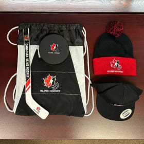 Canadian Blind Hockey Jersey (Signed) + Prize Pack item