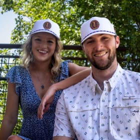 Zuzu's Petals Curved 5 Panel Rope Hat item