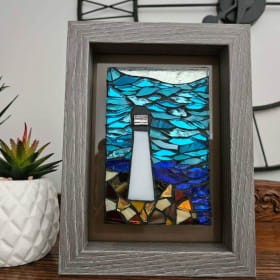 Mosaic Light House Artwork item