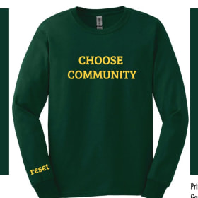 Long Sleeve "Choose Community" Shirt item