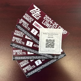 2025-26 Peterborough Petes Tickets (8x) + $50 Gift Card item