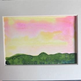 "A Place for Joy"- Watercolor on Paper with Mat Board item