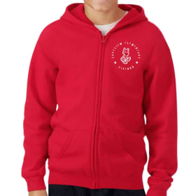 Viking Full-Zip Hoodie - Red (Youth/Adult) item