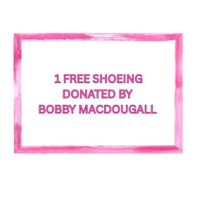 Free Shoeing donated by Bobby MacDougall item