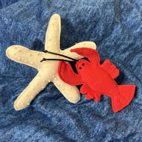 “Purrfectly Pampered: Handmade Cat Bed & Toy Set” item