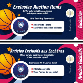 2 Courtside Tickets - Alliance item