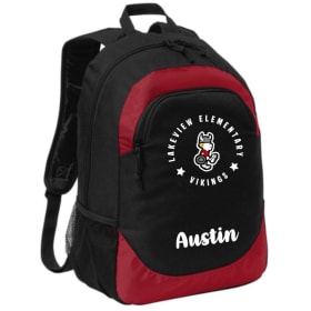 ** ADD ON ** Vikings Backpack Iron-On Name - White Vinyl item