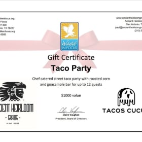 Taco Party catered by Chef Paul Morales item