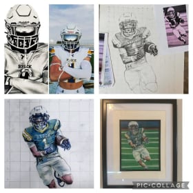 Custom Athlete Portrait donated by: Garrett Dean item