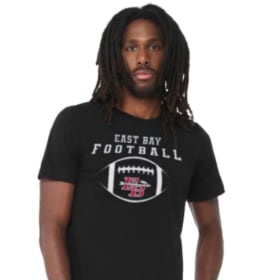 Adult Cotton T-Shirt (East Bay Football Logo 2) item
