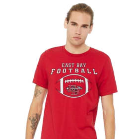 Adult Cotton T-Shirt (East Bay Football Logo 2) item