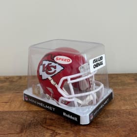 Leo Chenal Autographed Mini Helmet item